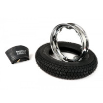 Wheel BGM Classic, Lambretta 3.50  10 Inch Tt 59p (reinforced)  Wheel Rim 2.1510 Chrome
