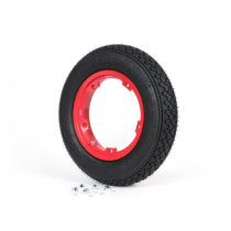 Wheel Assembly (tyre Mounted On Rim Ready To Drive) Michelin S83, Tubeless, Vespa 3.50  10 Inch Tl 59j (reinforced)  Wheel Assemblyrim BGM Pro 2.1010 Aluminium 2.1010 Red