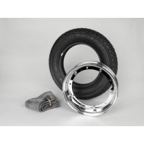 Wheel Vespa Michelin S83 3.50  10 Inch Tl 59j (reinforced)  Wheel Rim 2.1010 Chrome