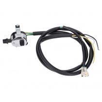 Switch Assembly Chromed 3 Functions Universal W/ Cable 101 Octane For Moped