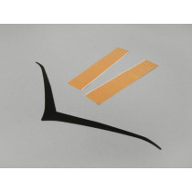 Koplampspoiler df Opticparts Böser Blick Gilera Runner (tot Bj. 2006)  zwart