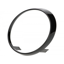 Headlight Rim, Shiny Black Moto Nostra