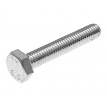 Hex Cap Screws / Tap Bolts 101 Octane Din933 M6x35 Full Thread Zinc Plated Steel (25 Pcs)
