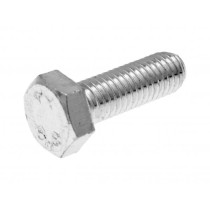 Hex Cap Screws / Tap Bolts 101 Octane Din933 M8x25 Full Thread Zinc Plated Steel (25 Pcs)