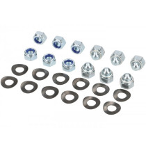 Screw Set For Front And Rear Wheels Jockeys Boxenstop  Zinc Plated
