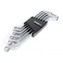 Spanners, 75° Offset Double Ring Wrench Set Toptul, 6 Pieces