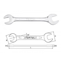 Double Open End Wrench Toptul Hiperformance 22 + 24