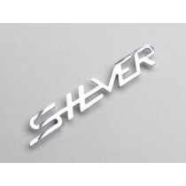 Badge Legshield Lambretta Silver  Lis 150