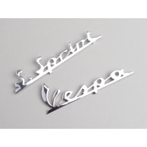 Schriftzug Beenschild + Frame achter vespa Vespa S. Sprint 90  Vespa Ss90 (tot Bj. 1965)