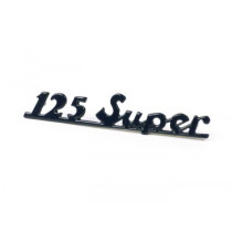 Badge Frame Rear Oem Quality Vespa 125 Super  Vespa Super 125 (since 1965)  Black Painted