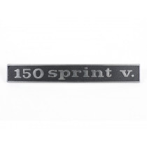 Badge Frame Rear Oem Quality Vespa 150 Sprint V. (rectangle)  Vespa Sprint150 Veloce (since 1969)