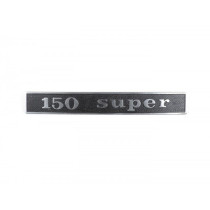 Badge Frame Rear Oem Quality Vespa 150 Super (rectangle)  Vespa Super 150 (since 1965)