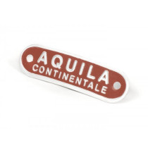Seat Badge Vespa And Lambretta Made In Italy Aquila Continentale  Brown