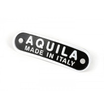 Seat Badge Vespa And Lambretta Made In Italy Aquila Made In Italy  Black