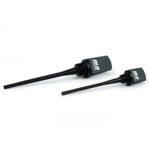 Set Oil Filler Caps With Dipstick, Engine Oil + Gearbox Oil Moto Nostra, Cnc, Black Mat