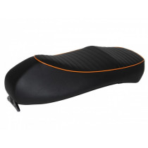 Seat Black , Piping Orange Piaggio  (-2014)