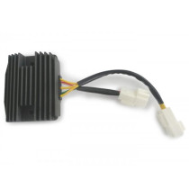 Voltage Regulator (2 Plugs, 5 Cables, 3x Yellow ,1x Red , 1x Green) Piaggio