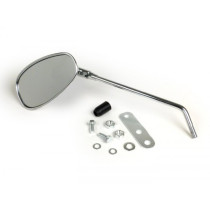 Spiegel far Oval, met LenkerHouder  Chroom (Vespa (Piaggio))