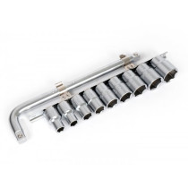Socket Spanner Set Toptul 1/2" 10mm24mm  10 Pcs