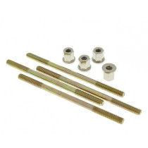 Cylinder Bolt Set Naraku Incl. Nuts M6 Thread 110mm Overall Length  4 Pcs Each