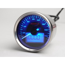 Tacho -KOSO GP analoog- universeel (Ø=55mm)