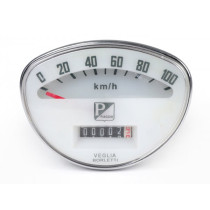 Speedometer Piaggio 100km/h (1965-1971 Old Rectangle Logo)