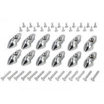 End Cap Set Footboard Stripes Oem Quality