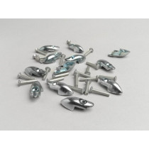 End Cap Set Footboard Stripes Oem Quality