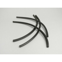Floor Board Rubbers Lambretta  Black