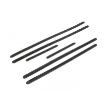 Footboard Stripes Set Mauro Pascoli, Width=20mm  Rubber (with Cast In Hollow Rivets)