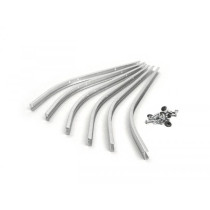 Front Footboard Strip Set Lambretta  Alloy