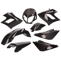 Fairing Kit Black 101 Octane For Derbi Senda Drd Racing -2010