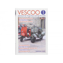 Vescoo 1 Yearbook For Vespa Fans And Ape Friends, 272 Pages, Hardcover, 16 X 23.5 Cm German Language