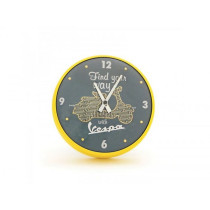 Wanduhr rond -VESPA Ø=25cm- "Find your way with Vespa"