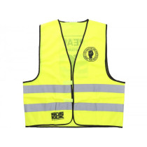 Reflective Safety Waistcoat Real Scooterist Um Halb An Der Bar