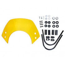 Windshield Short Type, Yellow Tinted W/ Mount 101 Octane