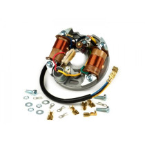 Ontsteking vespa Grondplaat (kontaktOntsteking, 5 Kabel, 6v, 2 Spulen, korte Kontakte)