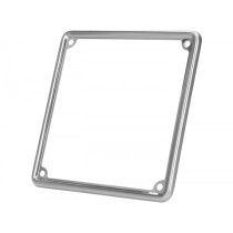 Decorative Frame For Licence Plate/number Plate Premium 170x170mm  English + Old Italian Version  Stainless Steel Polished